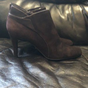 Bandolino Brown Leather Footwear Women's Bootie Ankle Bootie  9